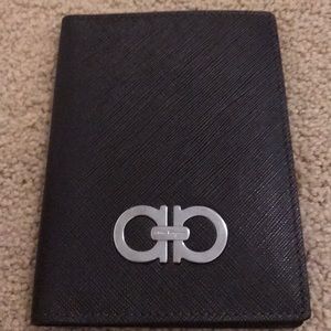 Salvatore Ferragamo leather card holder